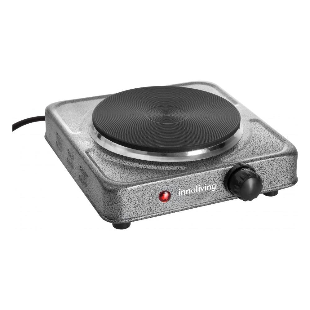 INN-747 piano cottura Nero, Acciaio inossidabile Superficie piana Piastra sigillata 1 Fornello (i) - Foto 1