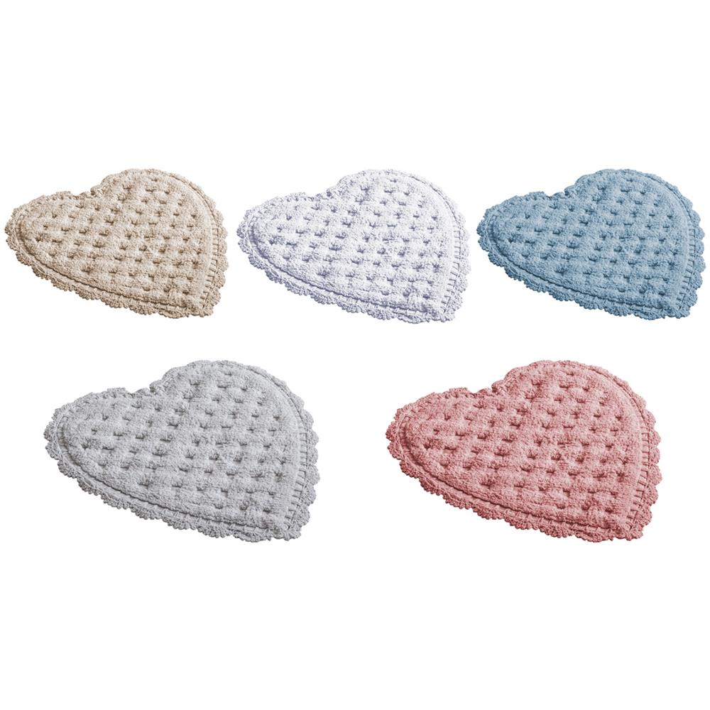 Tappeto Bagno Doccia Spugna Tappetino Assorbente Cotone Pelo Corto Mod. Giulietta Giulietta Azzurro - Foto 5