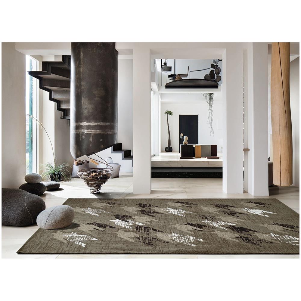 Tappeto Arredo Salotto Antiscivolo Scendiletto Camera Dis. Galles By Suardi 65x110(Set 2) Argento - Foto 2