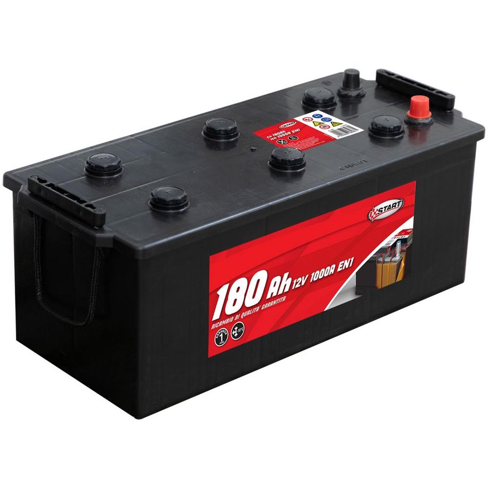 Batteria Per Autocarro E Trattori 180ah 12v 1000a Polo Positivo Sinistro - Foto 1