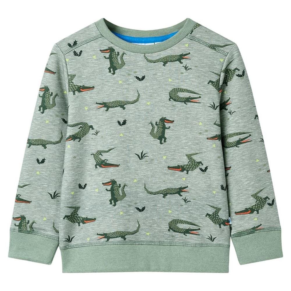 Felpa da Bambino Cachi Chiaro Mélange 128 - Foto 1