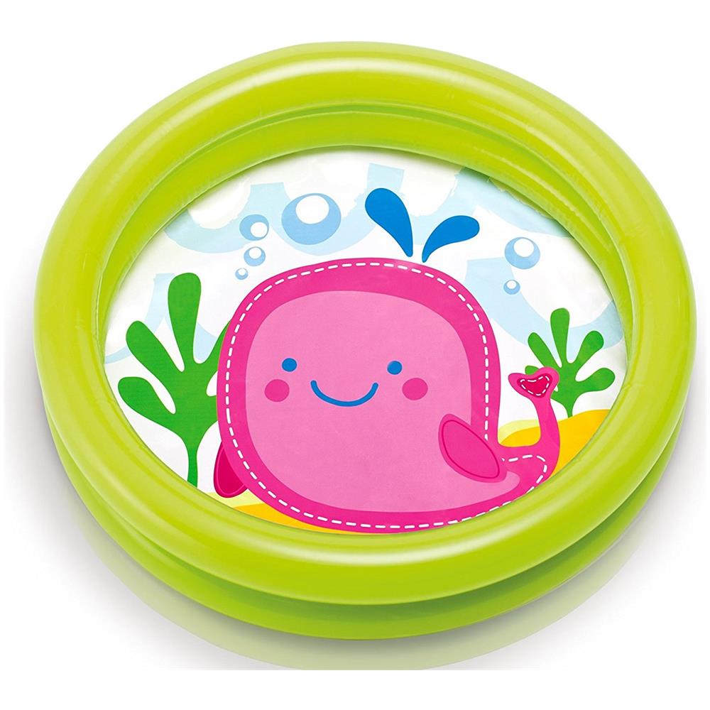 59409NP - Piscina Baby con Stampa Animaletti, Colori Assortiti, 1 pezzo, 61x15 cm - Foto 2