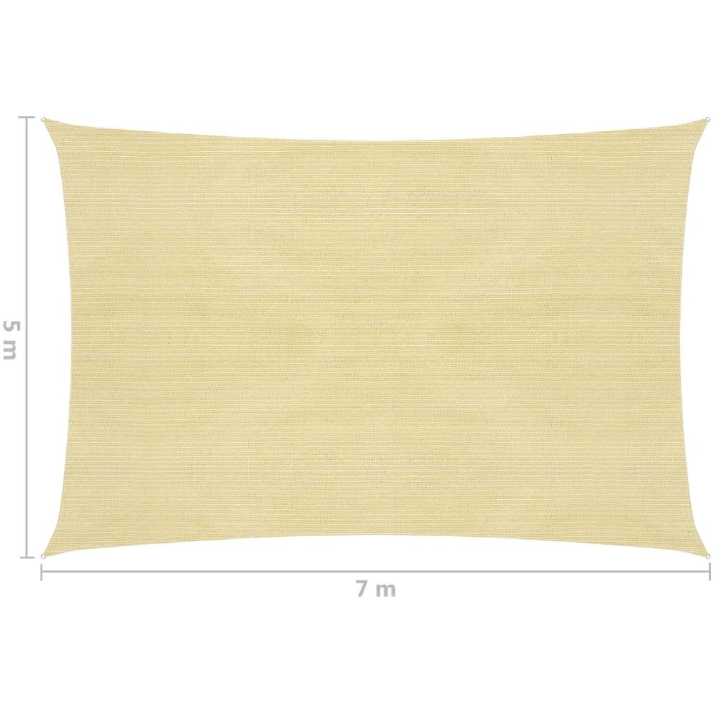 Vela Parasole 160 G / m Beige 5x7 M In Hdpe - Foto 6