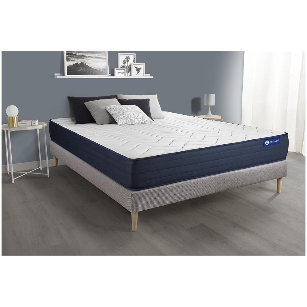 Kit Rete E Materasso Matrimoniale Actiflex Life 160x195cm - Spessore : 22cm - Molle Insacchettate E Memory Foam- Molto Rigido - Foto 1
