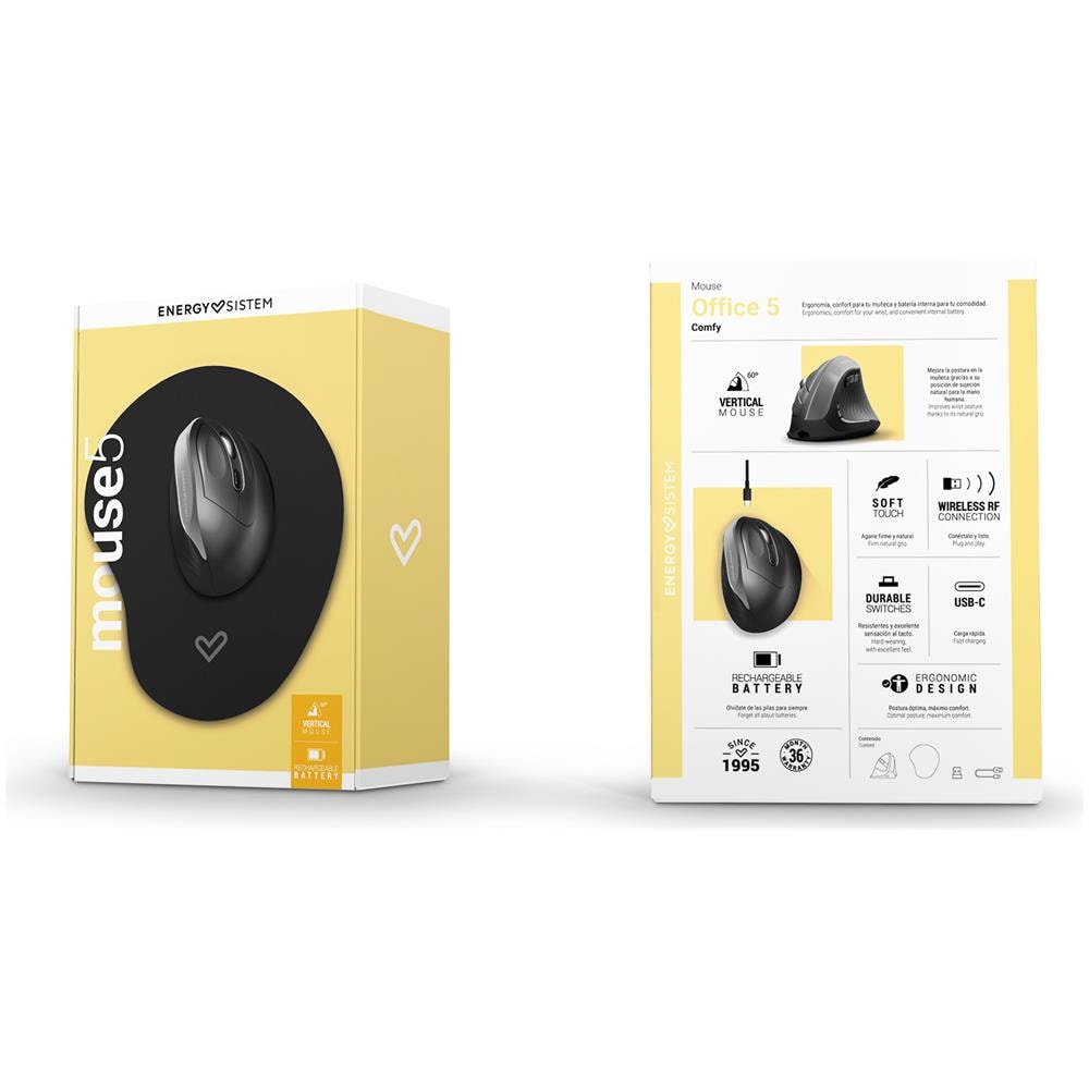 Tastiera e Mouse USB 8432426452996  per Ufficio Colore Nero. Grigio - Foto 2