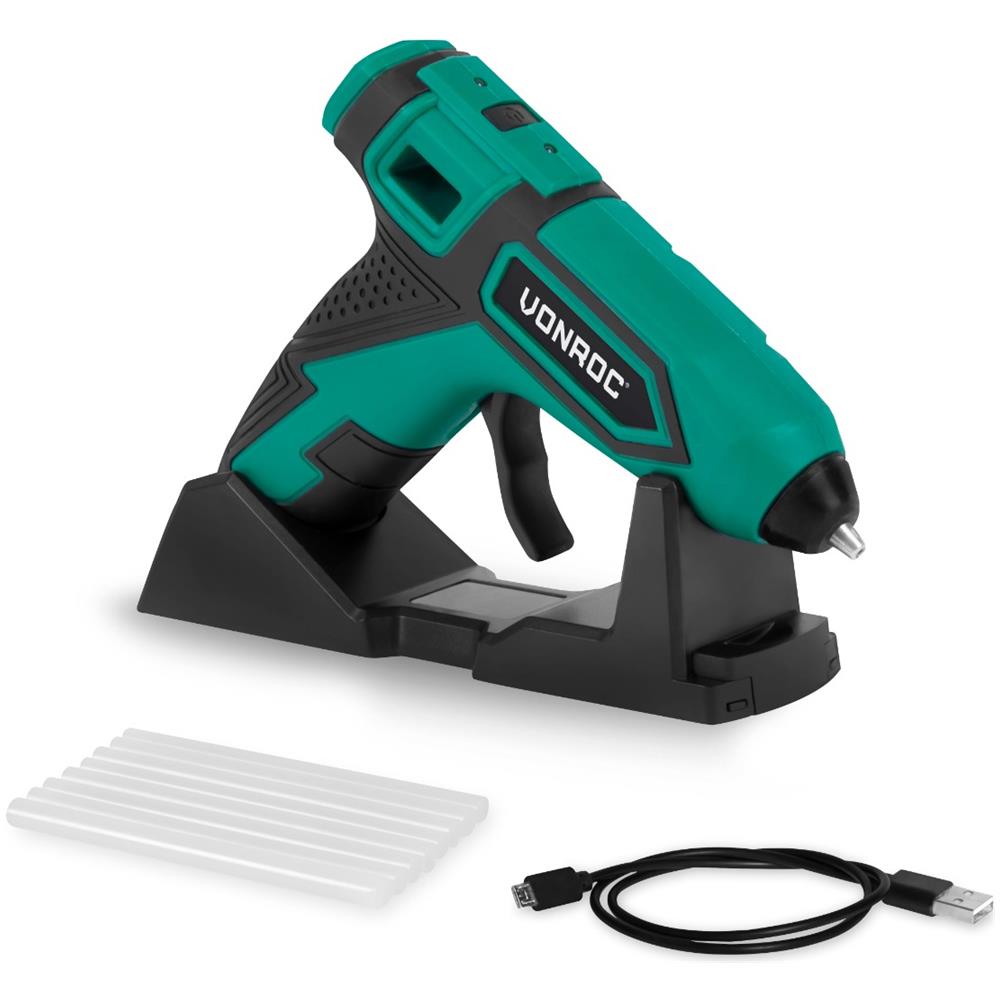 Pistola Colla A Caldo A Batteria 4v-1.5ah Con 8 Stick Ø7x100mm - Foto 1