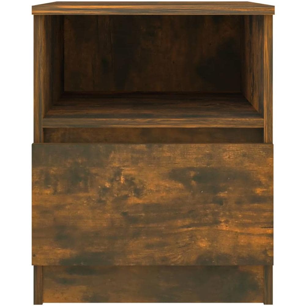 Comodino Rovere Fumo 40x40x50 Cm In Legno Multistrato - Foto 2