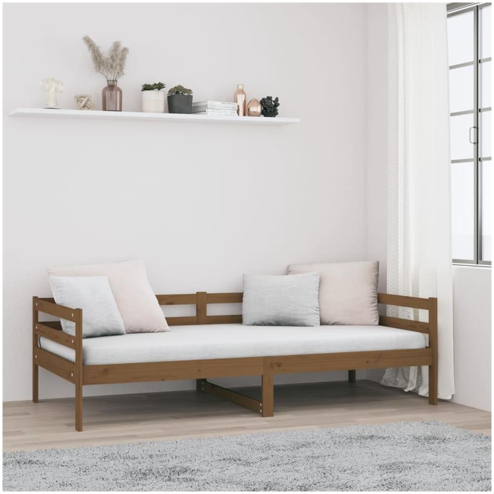 Dormeuse Miele 90x190 Cm In Legno Massello Di Pino - Foto 2