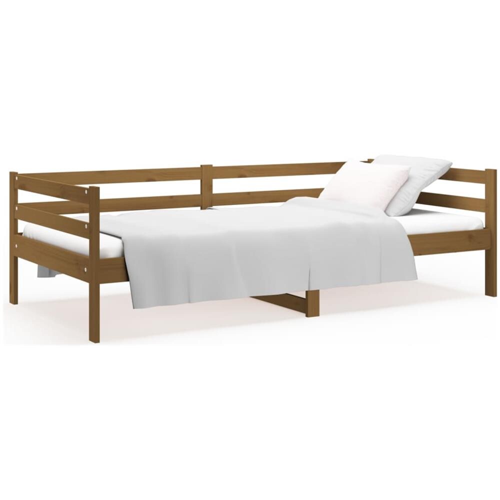 Dormeuse Miele 90x190 Cm In Legno Massello Di Pino - Foto 1