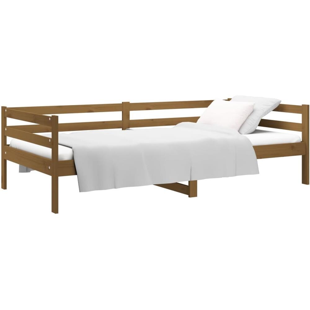 Dormeuse Miele 90x190 Cm In Legno Massello Di Pino - Foto 10