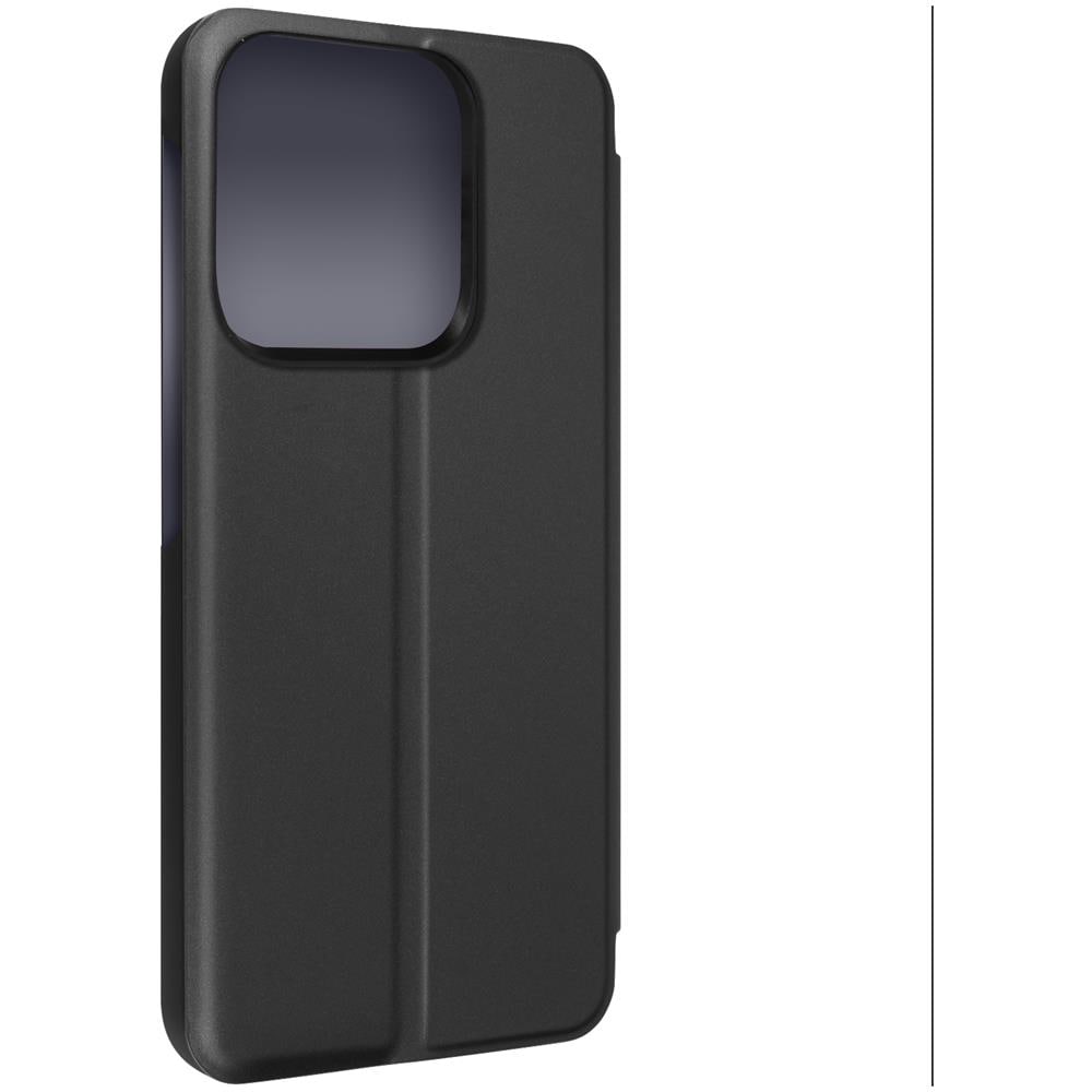 Custodia Clear View Per Xiaomi Redmi 12c Funzione Supporto Video Nera - Foto 1