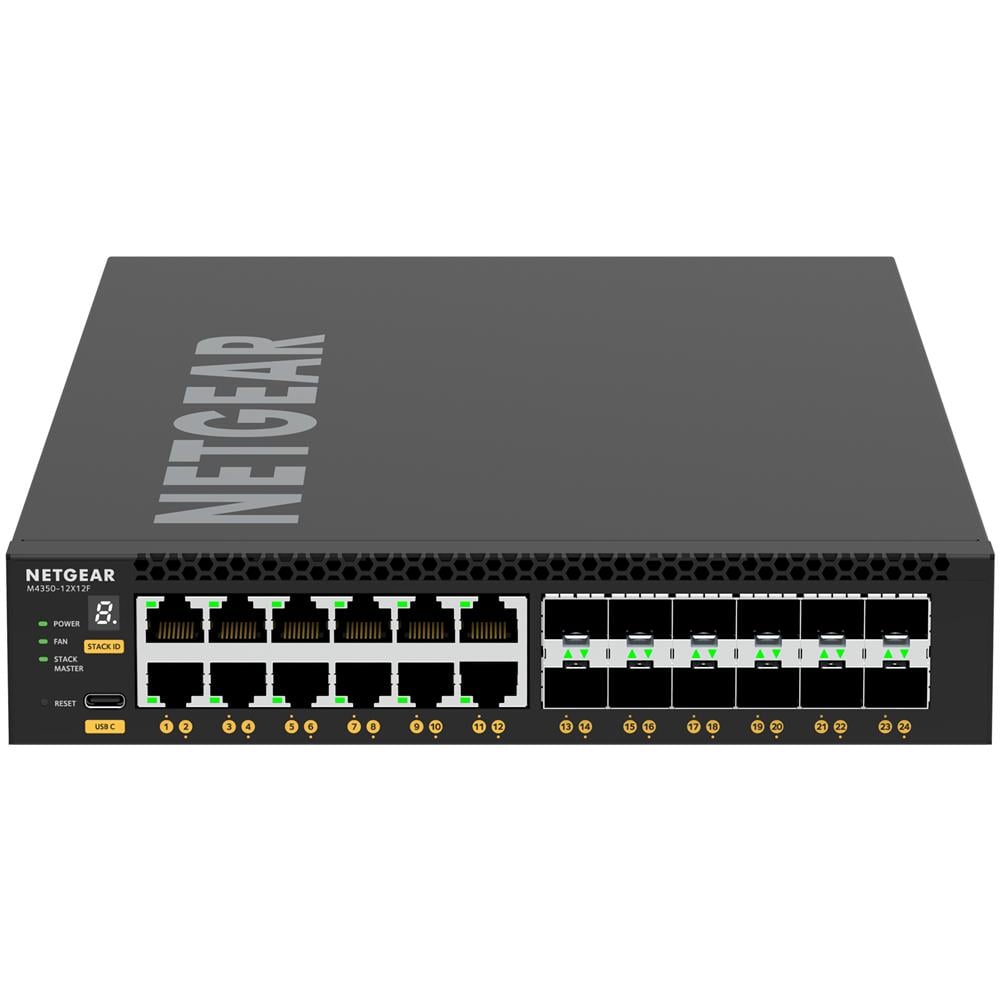 Switch di Rete M4350-12X12F Gestito L3 10G 12 Porte RJ-45 Colore Nero - Foto 1