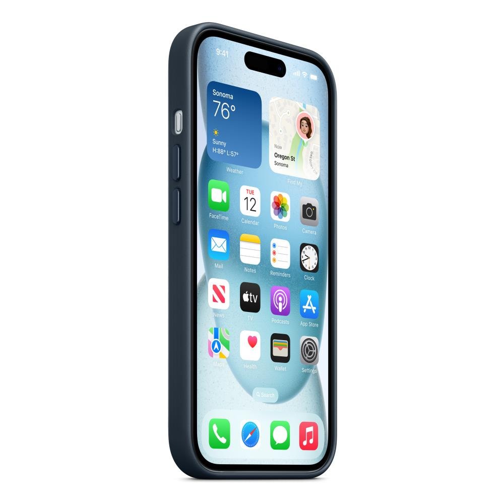 IPHONE 15 FINEWOVEN CASE BLUE - Foto 7