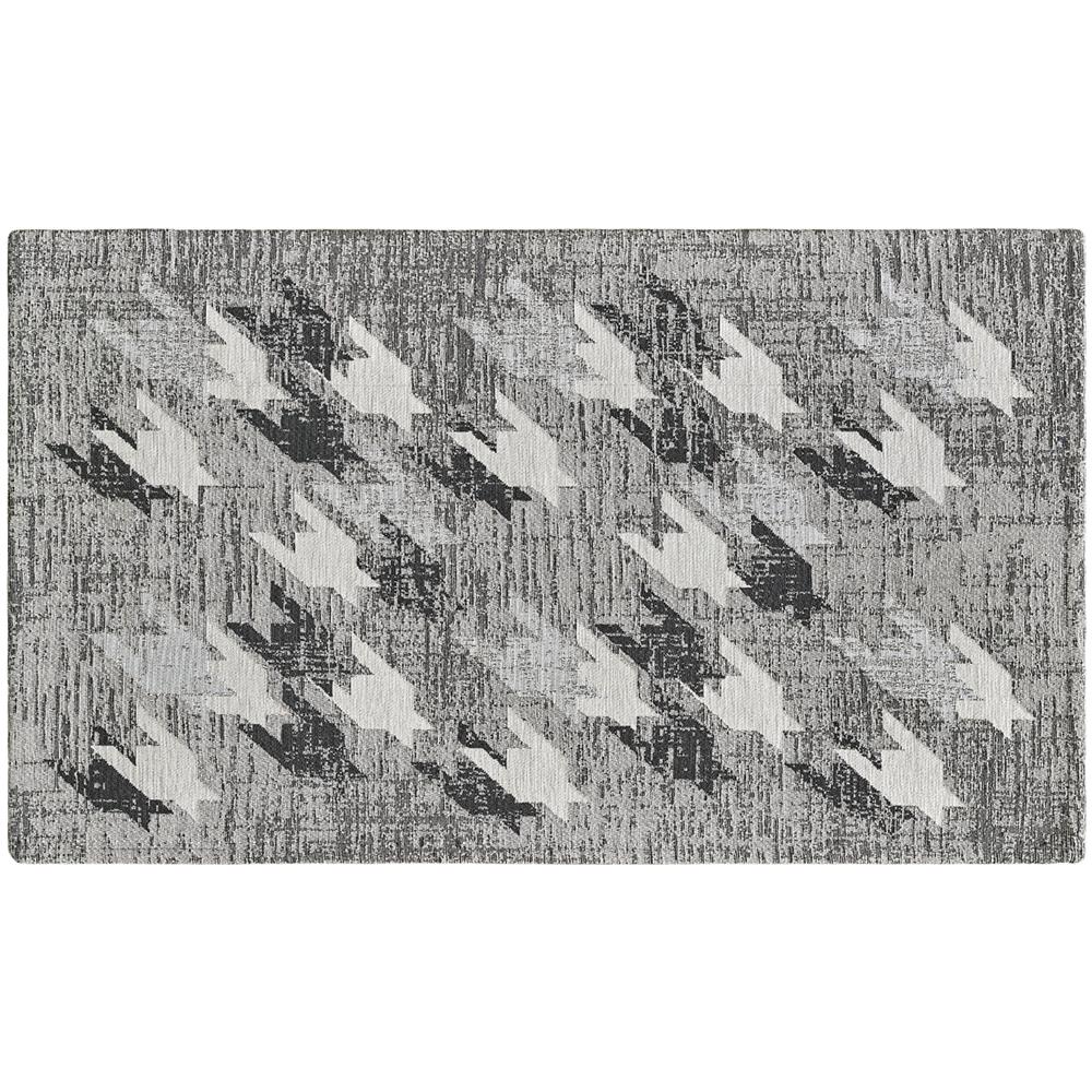 Tappeto Arredo Salotto Antiscivolo Scendiletto Camera Dis. Galles By Suardi 85x150 Argento - Foto 1