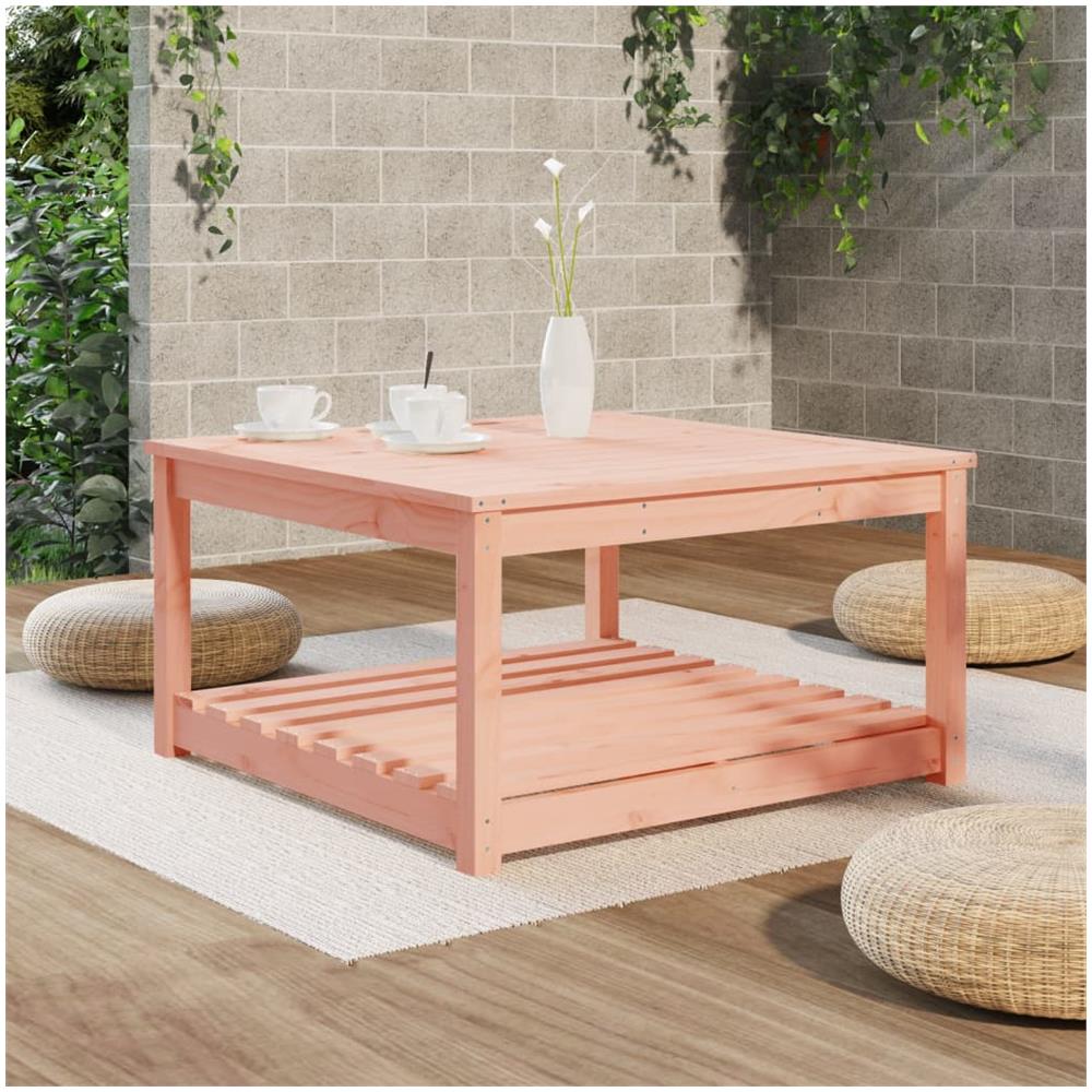 Tavolo Da Giardino 82,5x82,5x45 Cm In Legno Massello Di Douglas - Foto 3