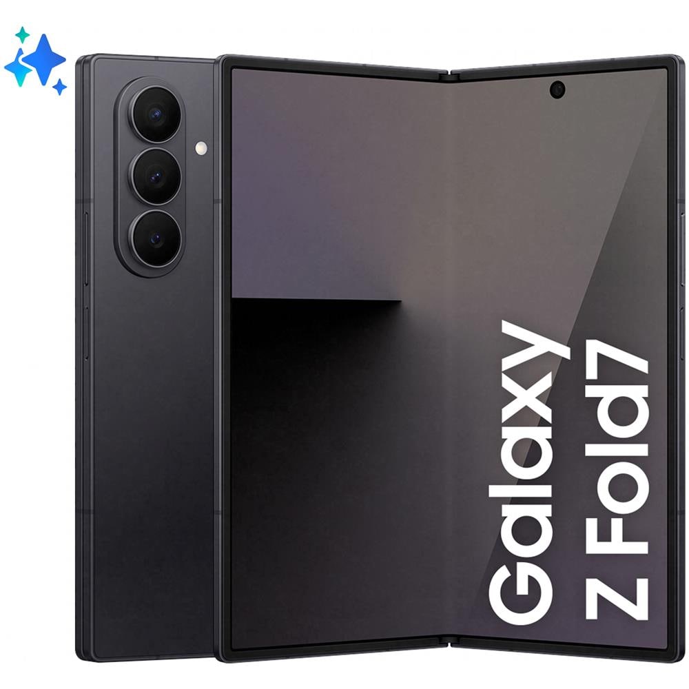 Galaxy Z Fold7 AI 5G 256GB 12GB Ram Display 6,5" / 8" Main Camera 200MP USB Type-C DualSim: nano + eSim Android 16 Snapdragon 8 Gen3 4400mAh Jetblack - Foto 1