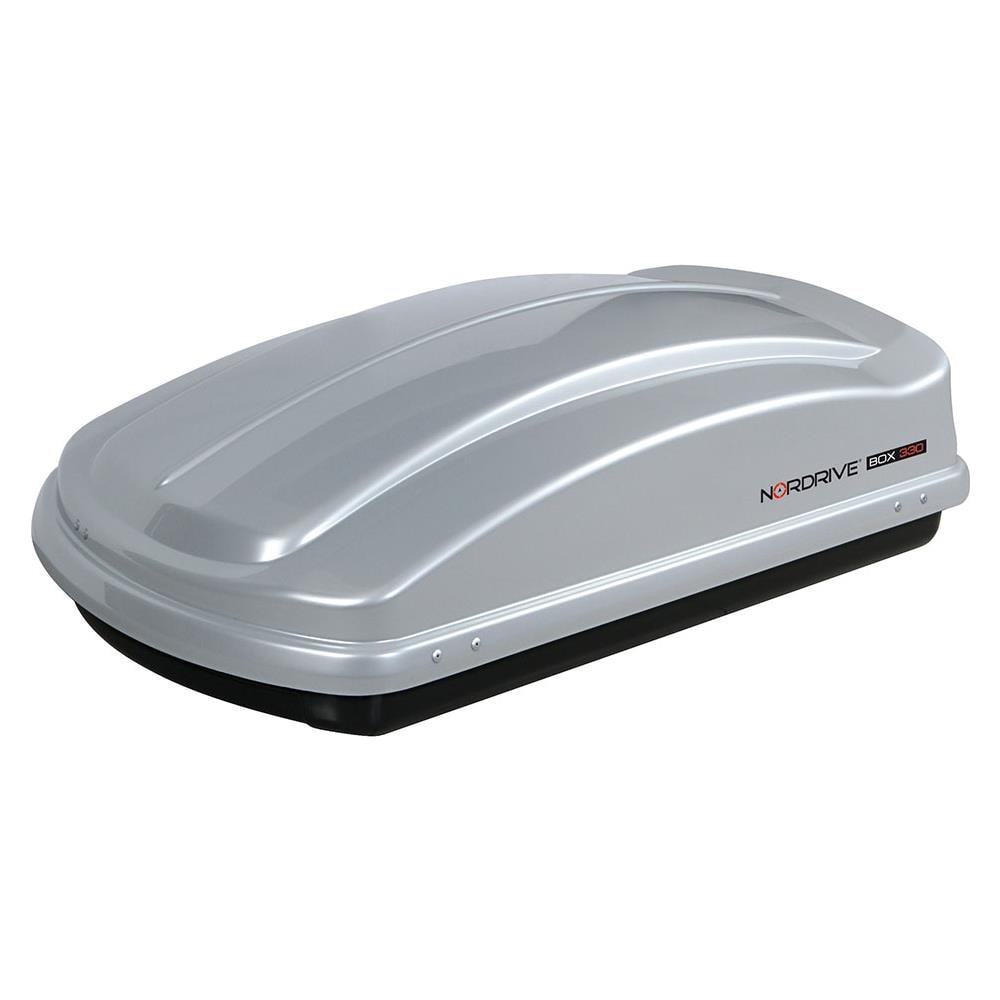 Box Da Tetto Baule Portatutto 330l Argento Lucido Abs - Foto 15