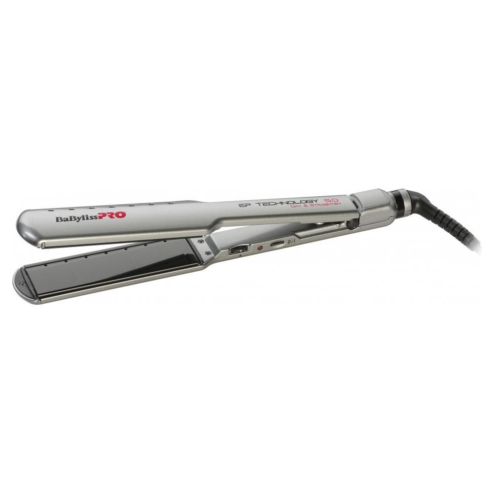 Piastra Professionale Babylisspro 2073, Rivestimento Nano-titanio, Per Capelli Asciutti E Bagnati, Piastre Xxl 3,8 Cm, 230°, Blu - Foto 2