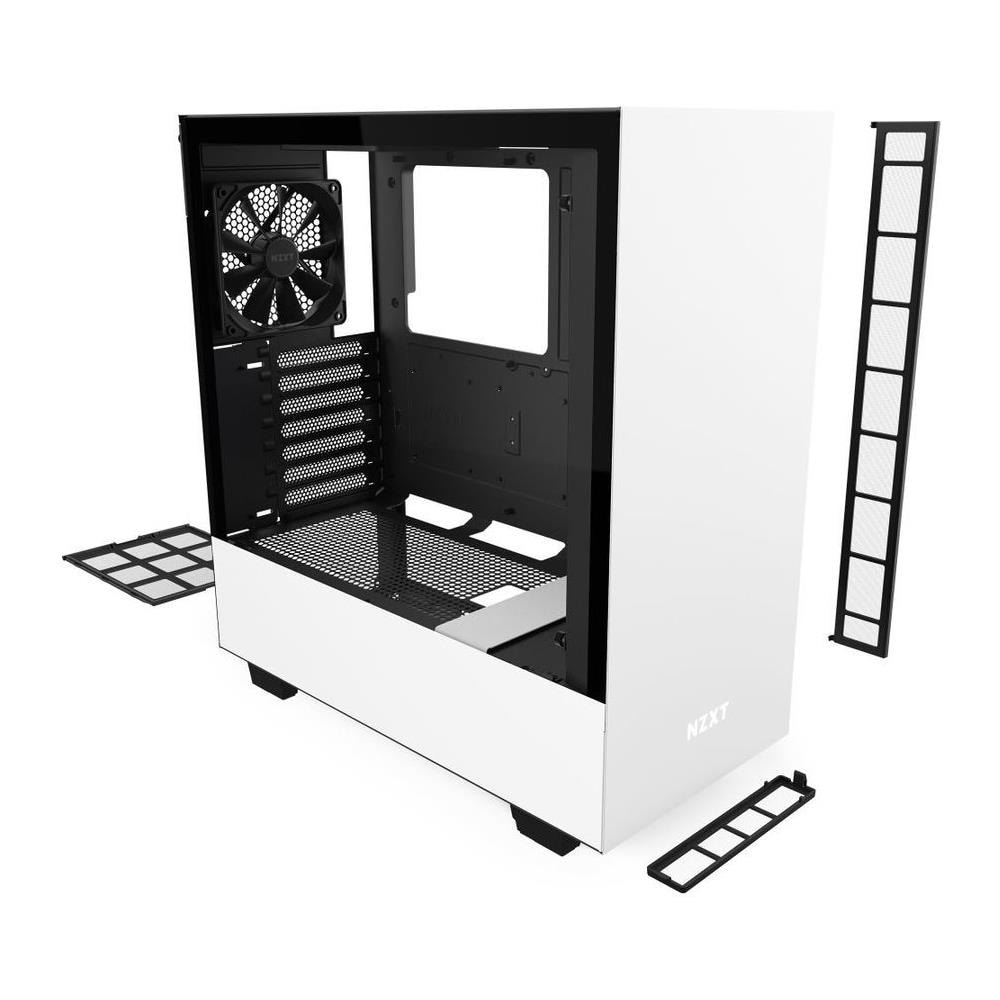 Case H510 Middle Tower ATX / Micro-ATX / Mini-ATX 1 Porte USB 3.0 1 Porte USB 3.1 Colore Bianco (Finestrato) - Foto 8