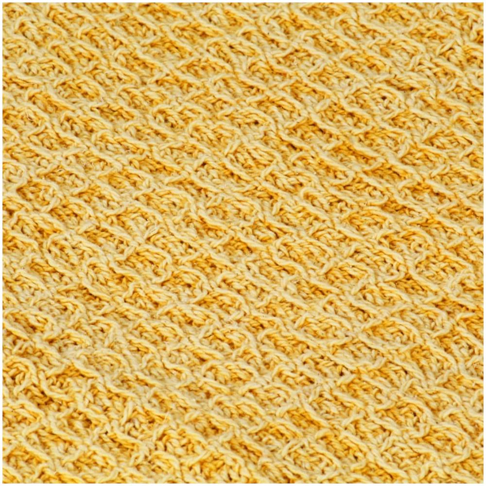 Copriletto In Cotone 220x250 Cm Giallo Senape - Foto 2
