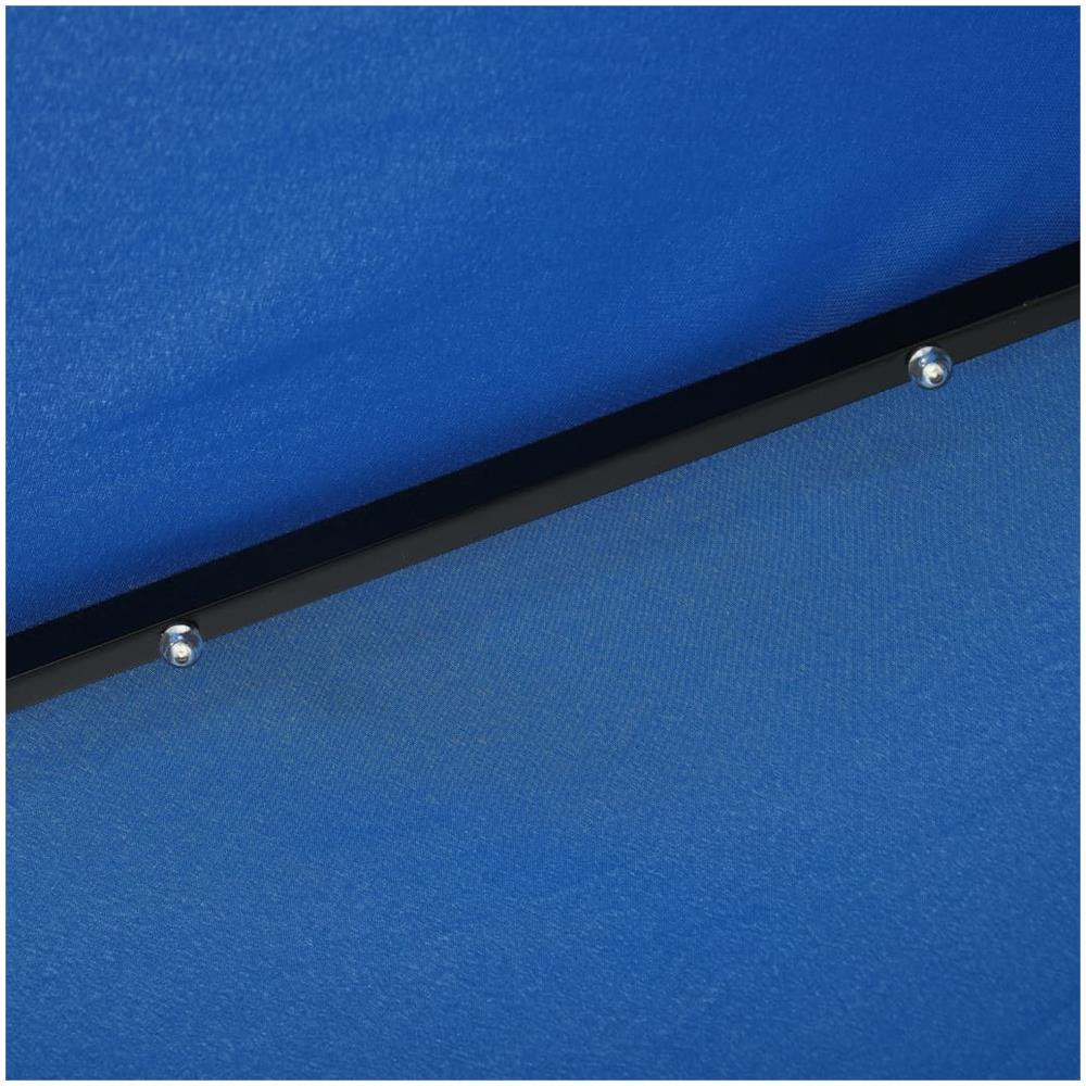 Ombrellone Da Esterni Con Led E Palo In Acciaio 300 Cm Azzurro - Foto 2