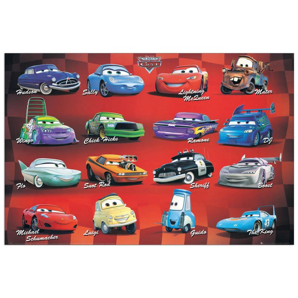 Ec18543 Quadro Decorativo Cars - Foto 2