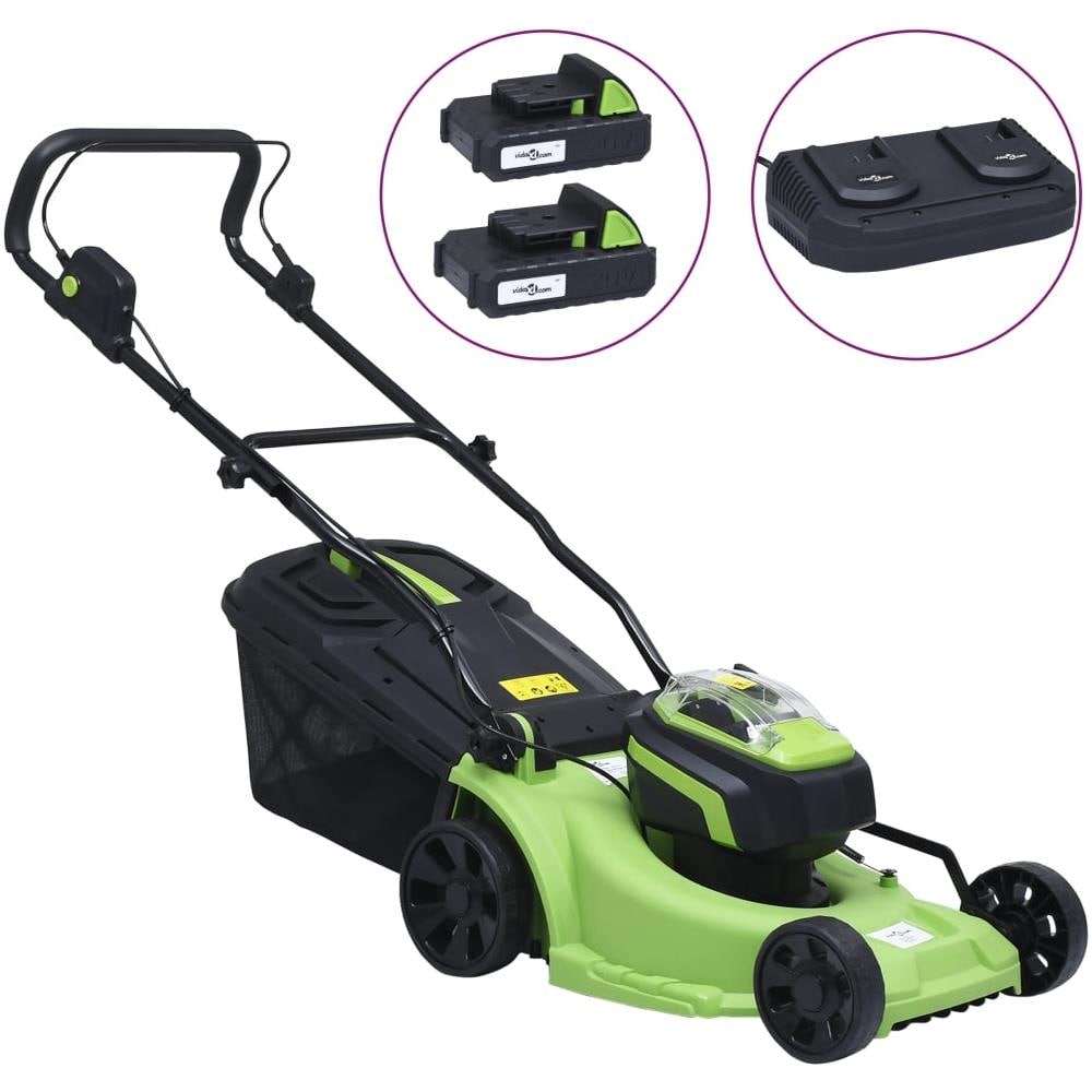 Tosaerba Cordless Con 2 Batterie 20v 2000 Mah Li-ion - Foto 1