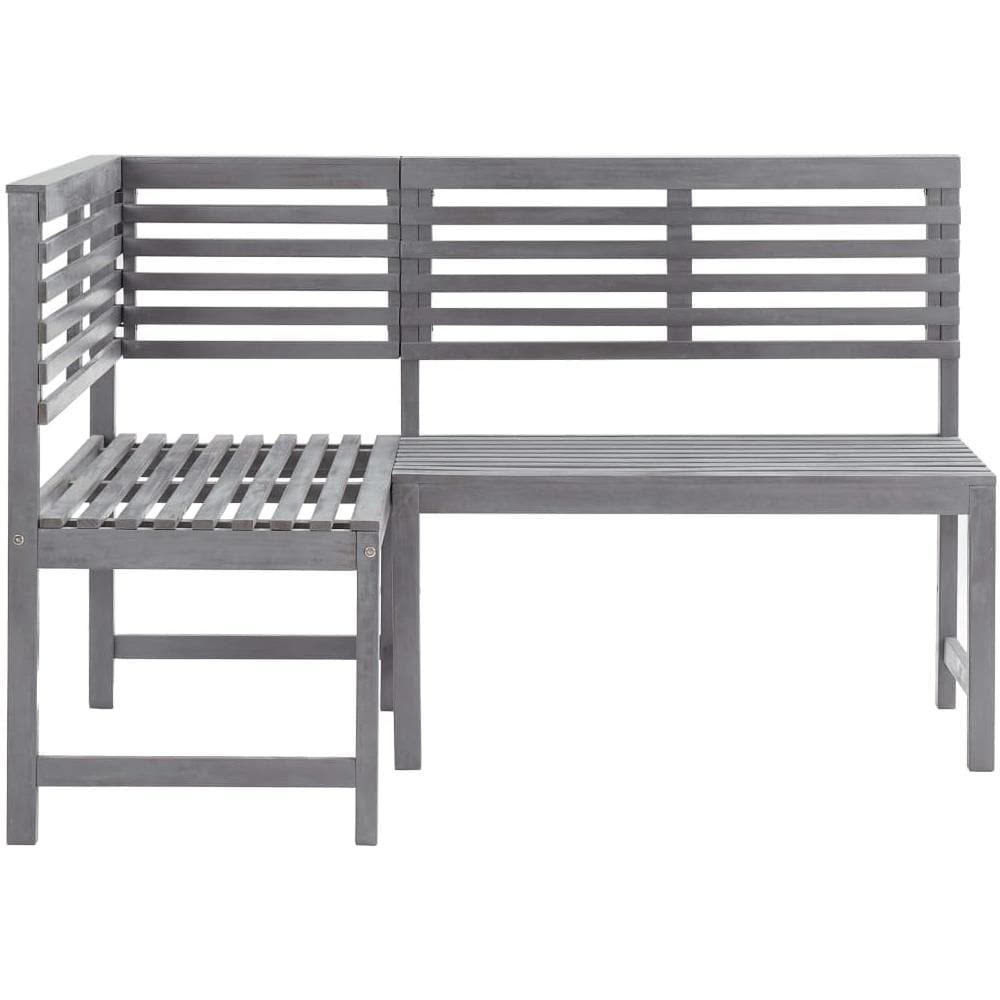 Panca da Giardino ad Angolo 140 cm Legno Massello Acacia - Foto 2