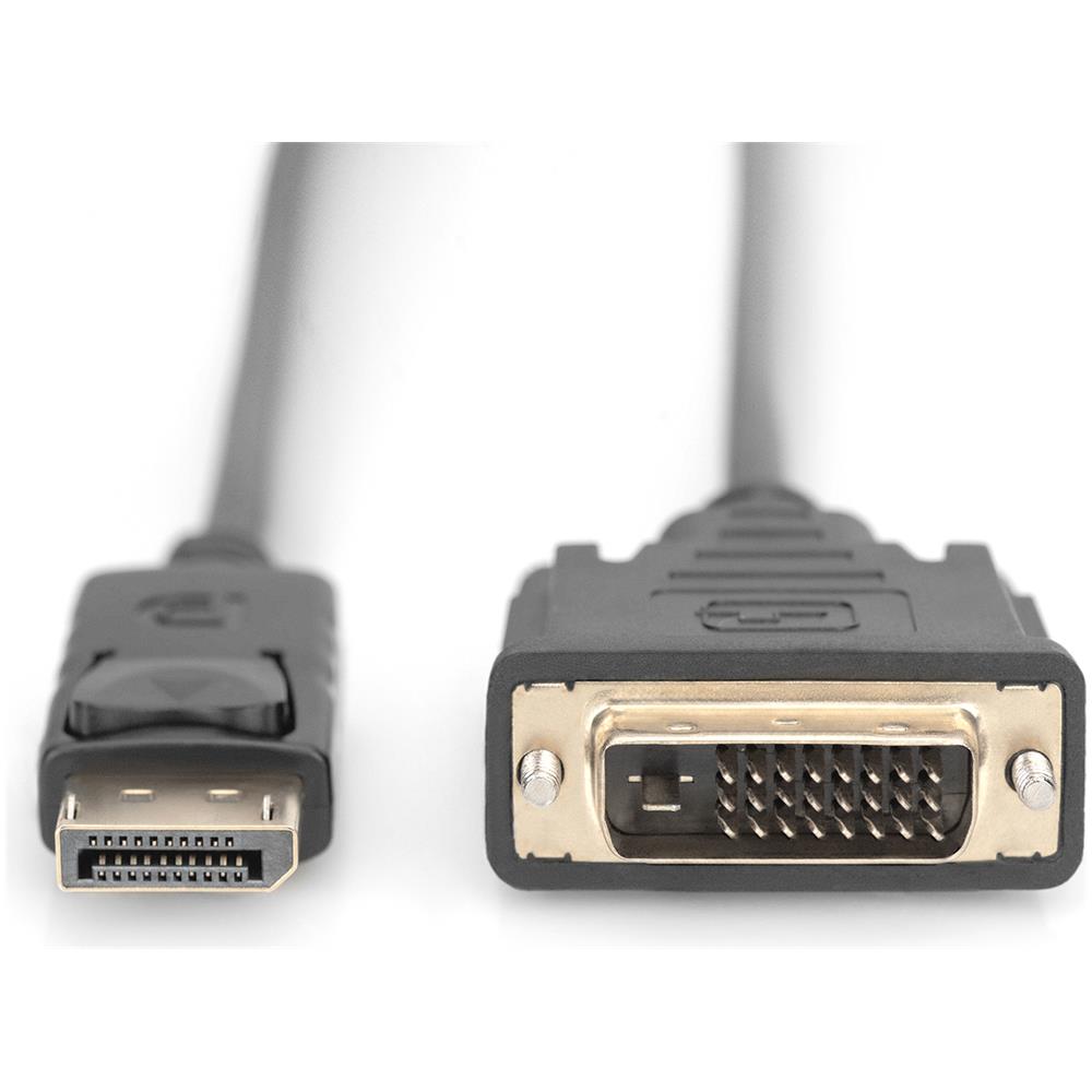 DP - DVI-D CABLE 3M BLACK DP - DVI W /INTERLOCK DP 1.1A - Foto 2