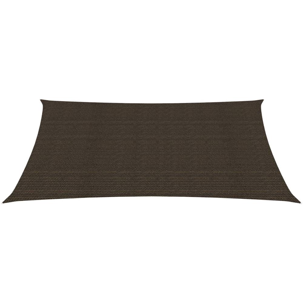 Vela Parasole 160 g / m² Marrone 4x5 m in HDPE - Foto 3