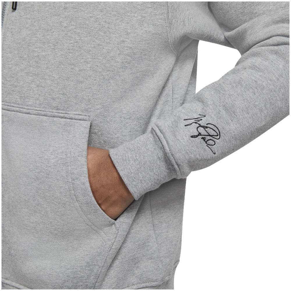 Felpa Da Uomo Con Cappuccio E Full Zip Essentials Grigia Taglia L Cod Da9810-091 - Foto 4