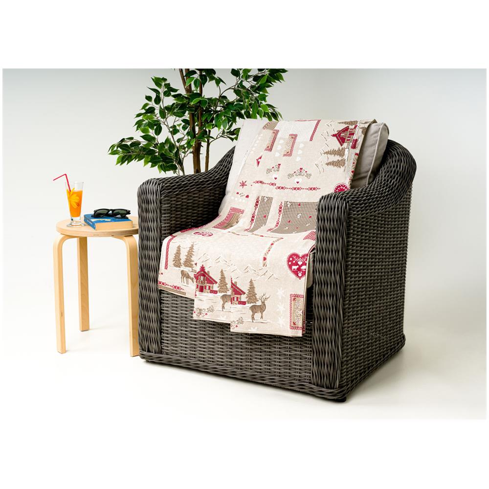 Telo Arredo Granfoulard Copritutto Cotone Made Italy Vari Disegni Arredatutto Copriletto Multiuso 2 Piazze Valbadia - Foto 1