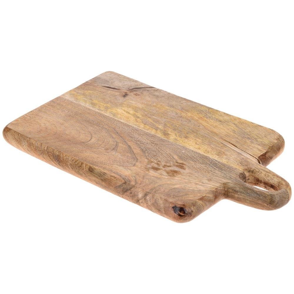 Tagliere Da Cucina Per Tagliare Mango - Legno, 33 X 20 Cm - Foto 1