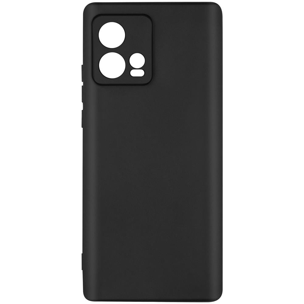 Cover Per Motorola Edge 30 Ultra Silicone Finitura Opaca Anti-macchie Nera - Foto 1