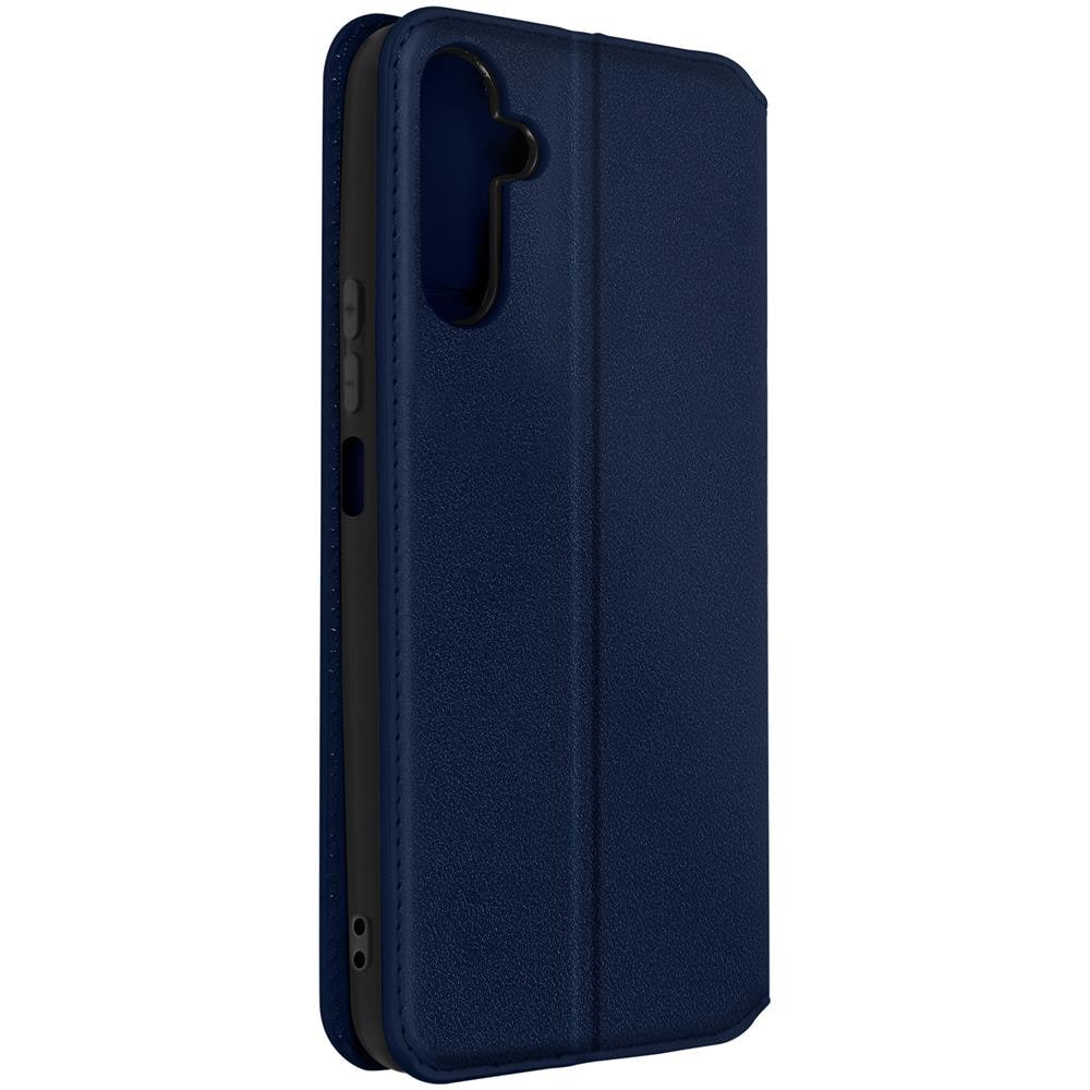 Custodia Per Samsung Galaxy A14 5g E 4g Portafoglio Funzione Supporto Video Blu - Foto 5