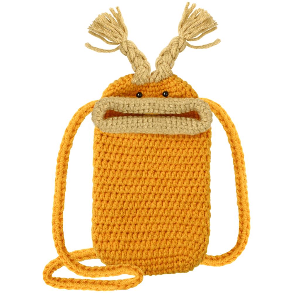 Pochette A Tracolla Per Smartphone Maglia Design Marionetta Ciro Arancione - Foto 1