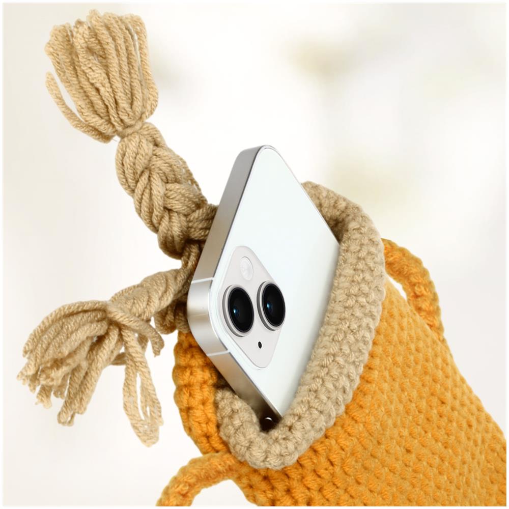 Pochette A Tracolla Per Smartphone Maglia Design Marionetta Ciro Arancione - Foto 5