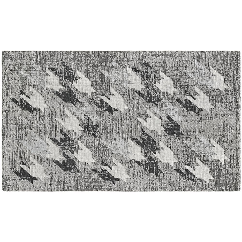 Tappeto Arredo Salotto Antiscivolo Scendiletto Camera Dis. Galles By Suardi 115x175 Argento - Foto 1