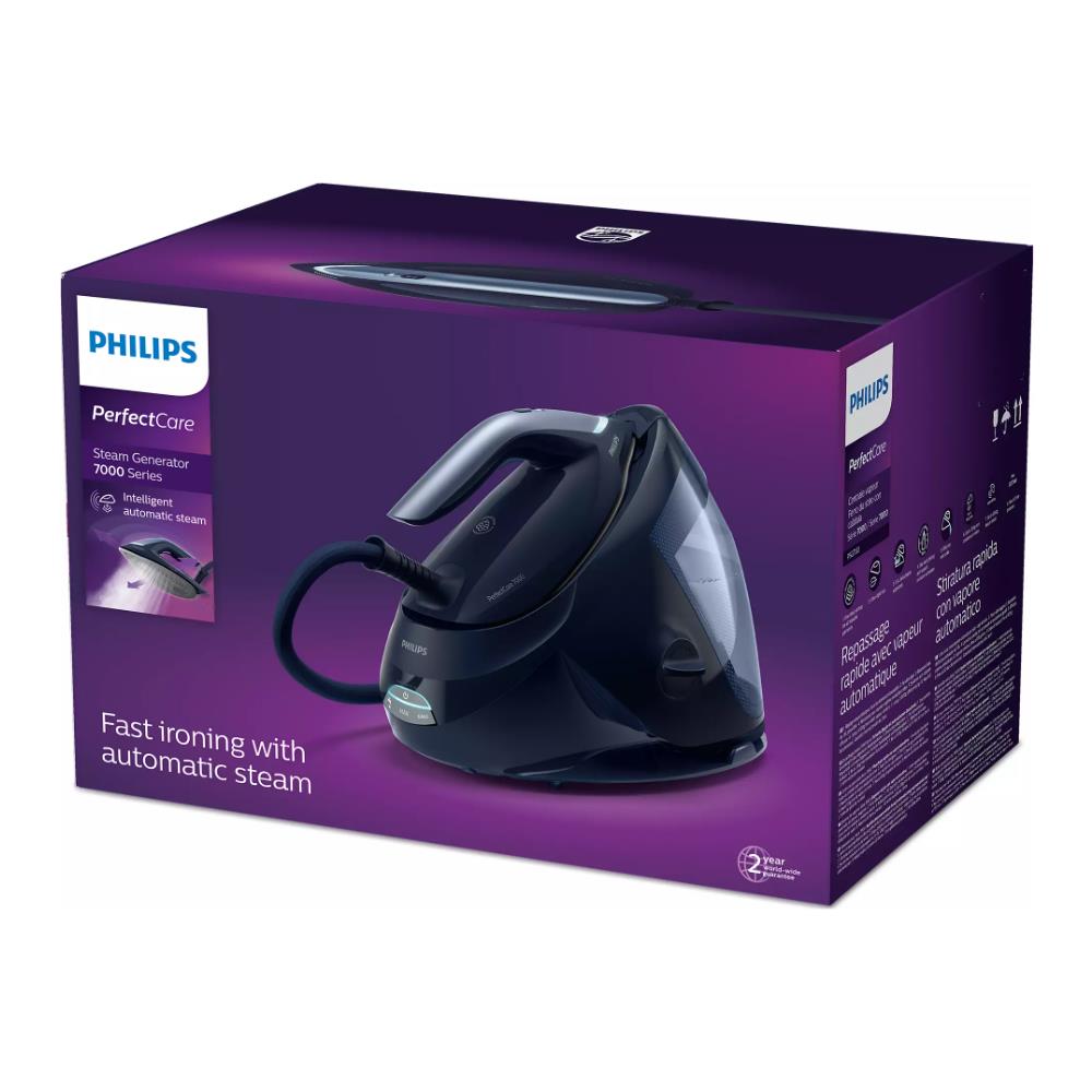 Ferro Da Stiro con Caldaia PSG7130 Potenza 2100W Presione 8 bar Colore Blu - Foto 7