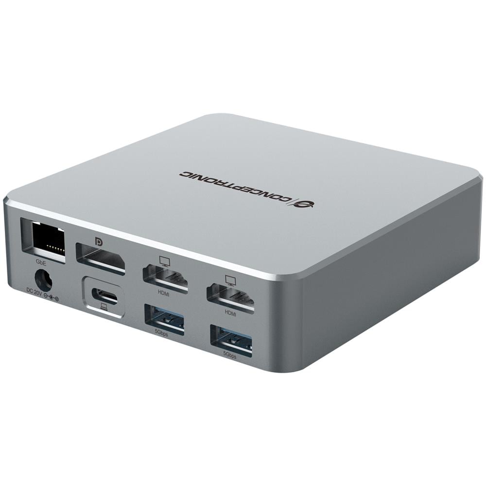 DONN25G Replicatore di Porte e Docking Station Per Laptop Cablato USB 3.2 Gen 2 (3.1 Gen 2) Type-C Argento - Foto 2