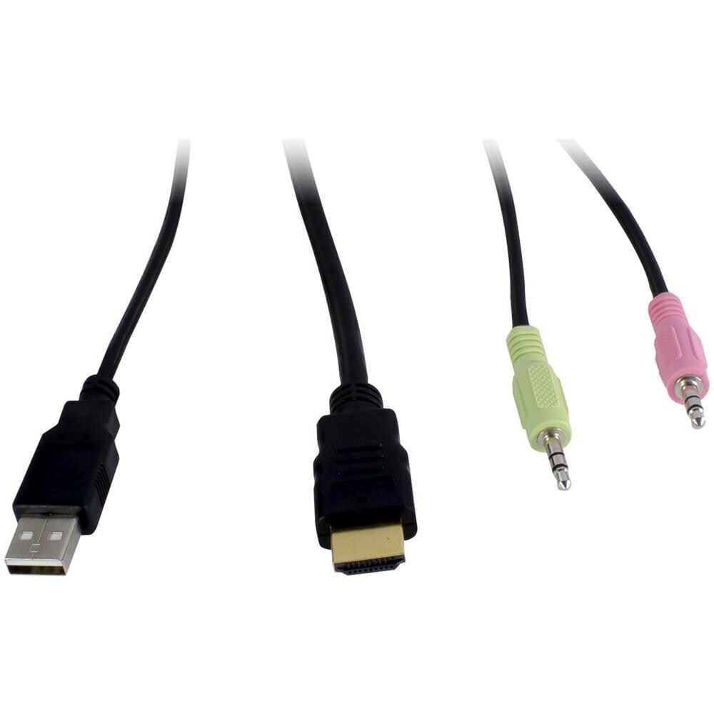 AS-21HA HDMI switch per keyboard-video-mouse (kvm) Nero - Foto 4