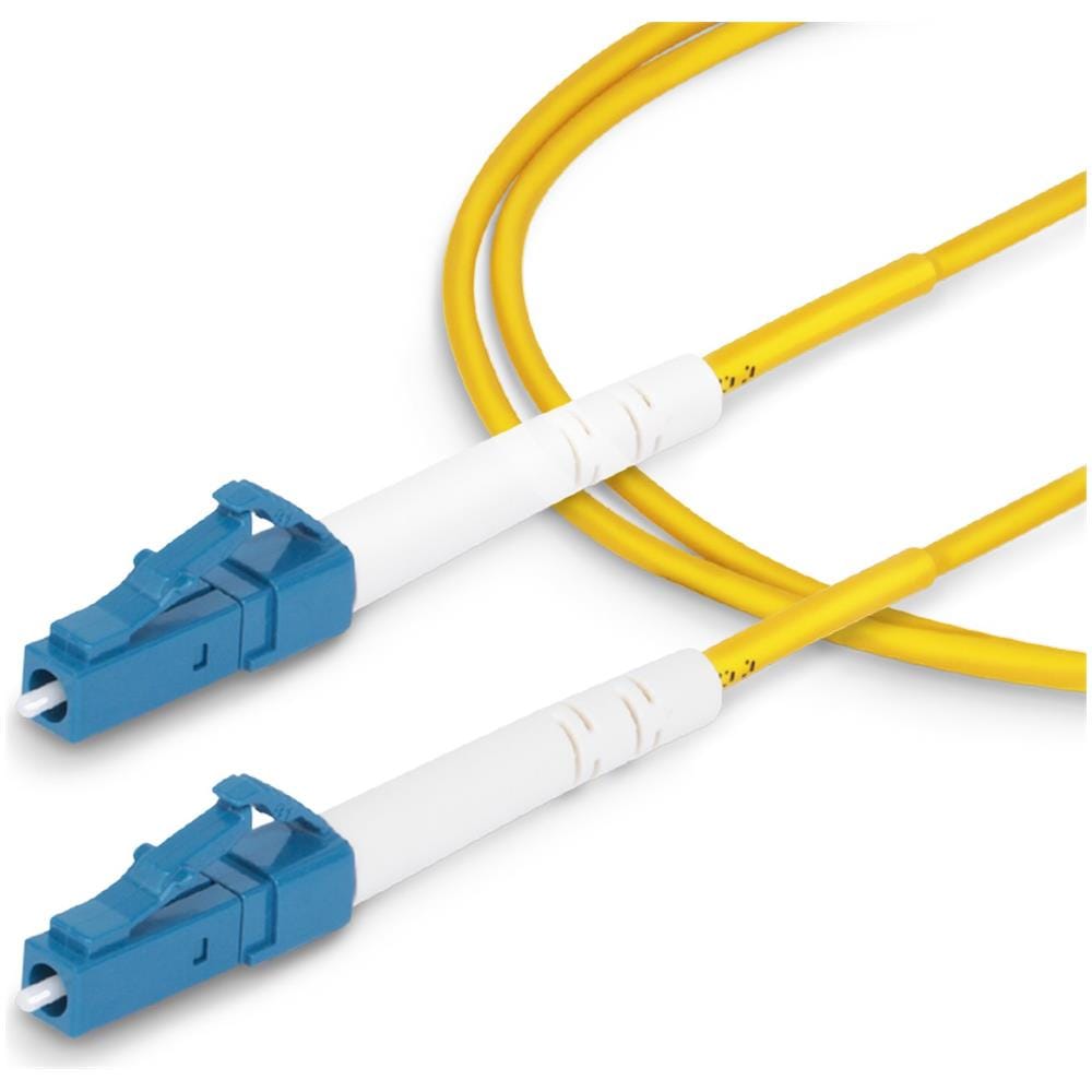 Cavo in fibra ottica simplex monomodale OS2 da LC a LC (UPC) da 3m, 9/125µm, 40G / 100G, insensibile alla piegatura, bassa perdita di inserzione, cavo patch in fibra LSZH - Foto 5