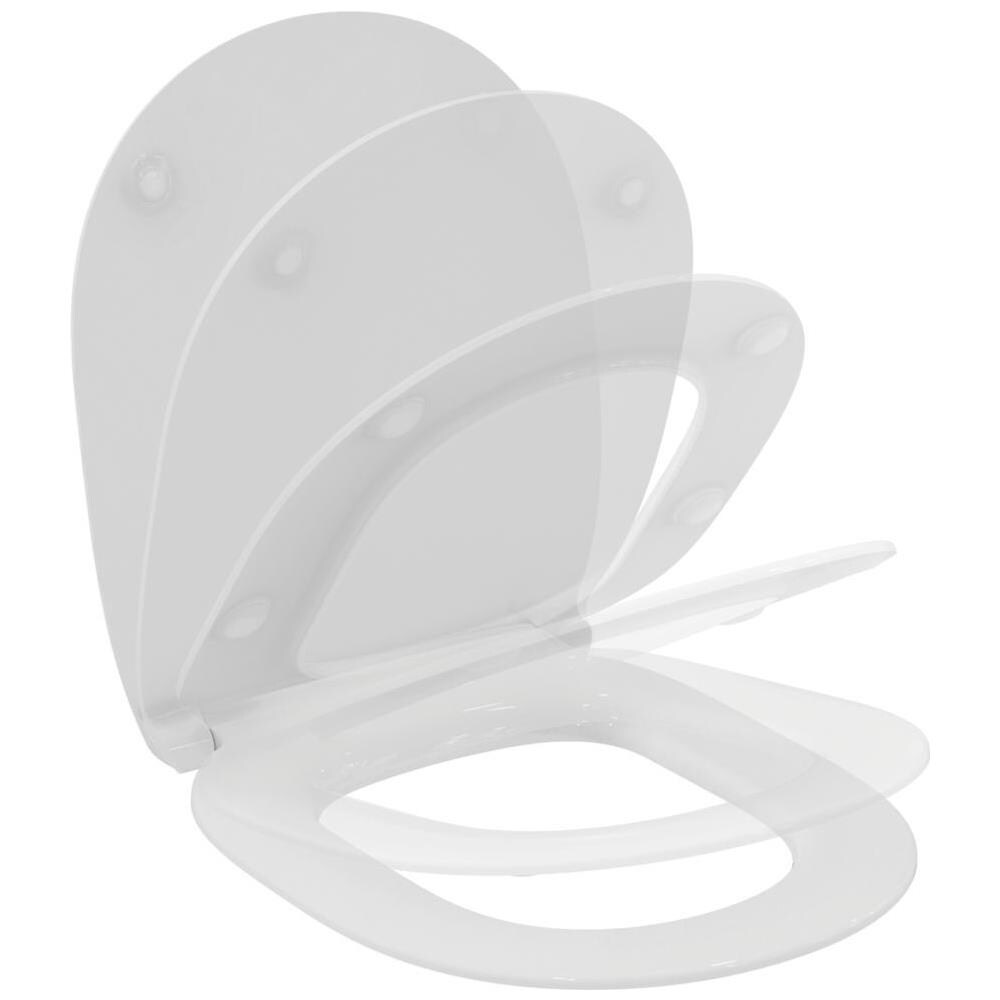 Sedile Per Wc   Connect In Termoindurente - Bianco A Magazzino Chiusura Ammortizzata - Foto 2