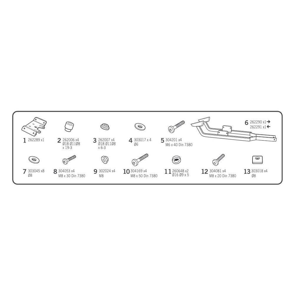 Attacchi Kit Top Suzuki Sv 650 Attrezzatura 2016-2018 - Foto 2