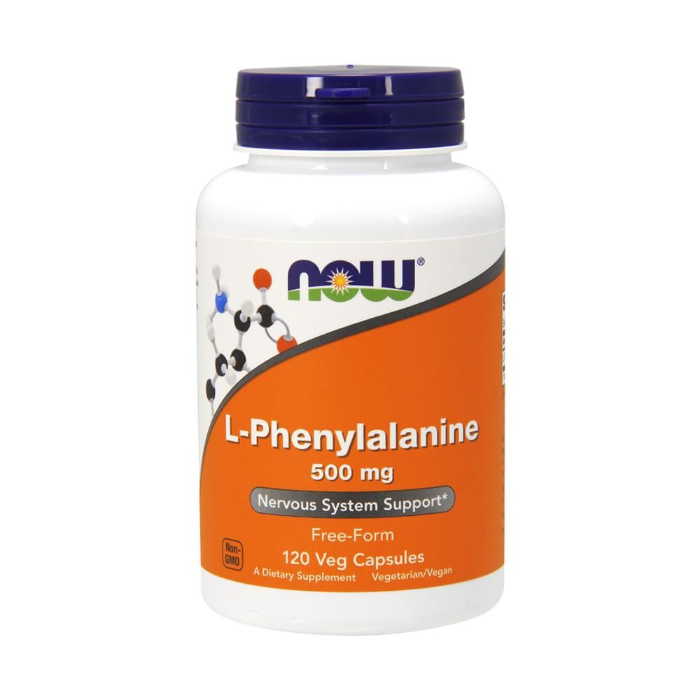 L-phenylalanine 500 Mg - 120 Veg Capsules - L-fenilalanina - Foto 1