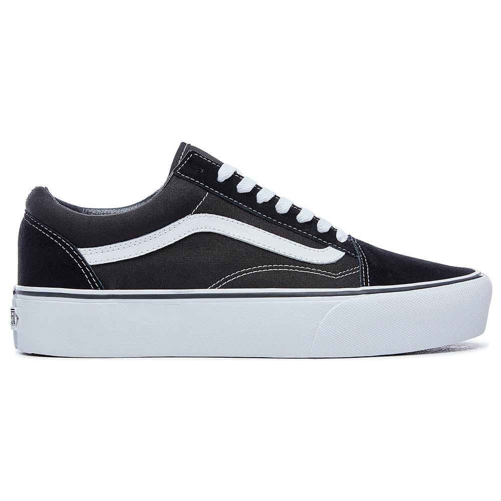 Sneakers Donna Vn0a3b3u Old Skool Platform Y281 Black White - Foto 1
