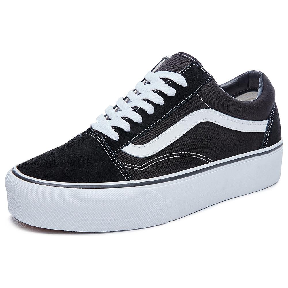 Sneakers Donna Vn0a3b3u Old Skool Platform Y281 Black White - Foto 6
