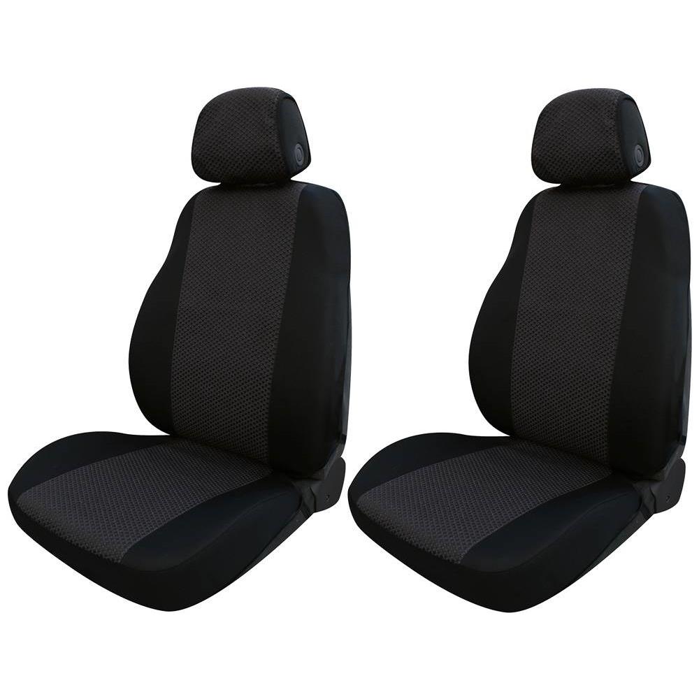 Cora 000129581 Coprisedili Anteriori Fast&smart Tg. Media Tess. Dubai Antracite - Foto 1