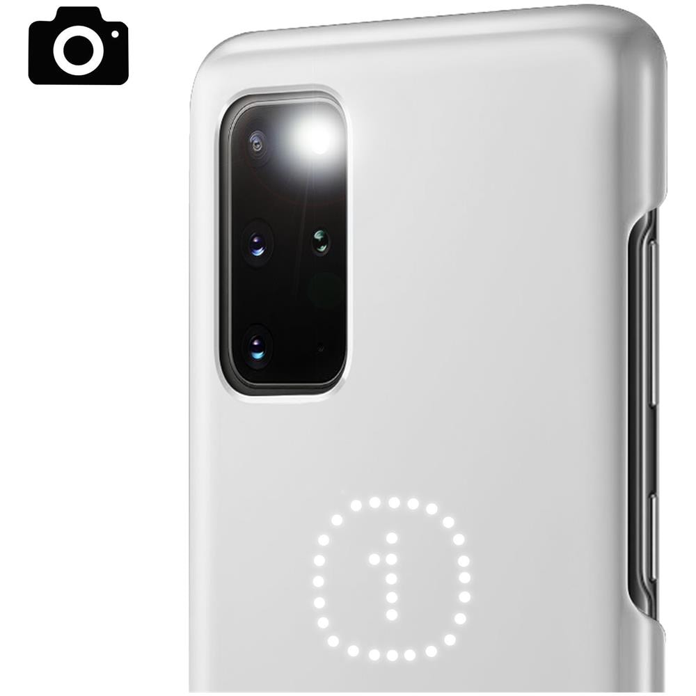 LED Cover Galaxy S20+ bianco - Foto 5
