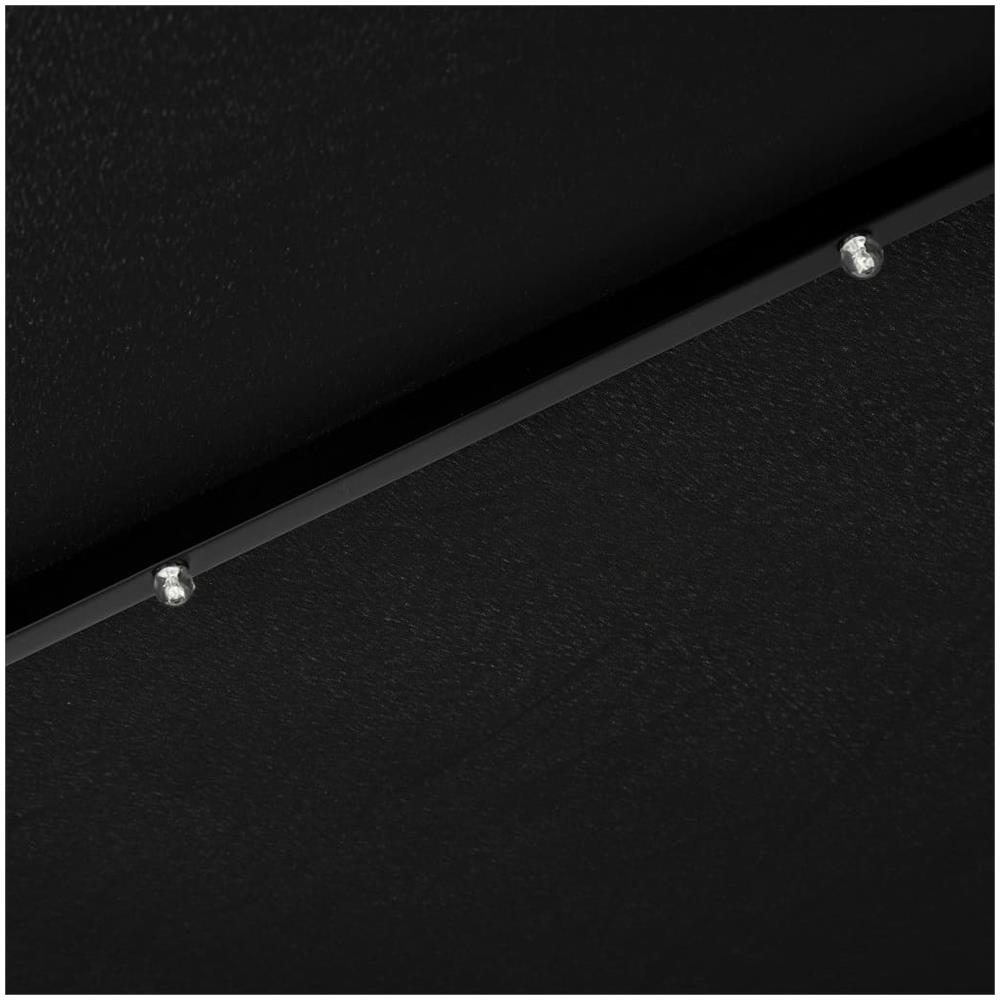 Ombrellone Da Esterni Con Led E Palo In Acciaio 300 Cm Nero - Foto 2